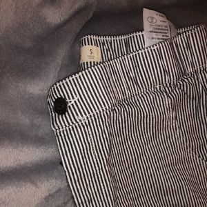 Hollister Cropped Striped Pants
